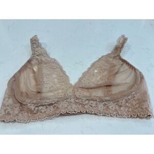 Commando Delicate Lace Bralette Size Small no underwire very soft ,comfortable